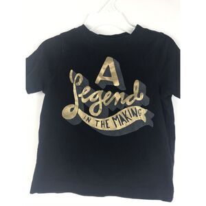 Old Navy‎ Toddler Boys T-Shirt Legend In The Making Black Size 18-24 M